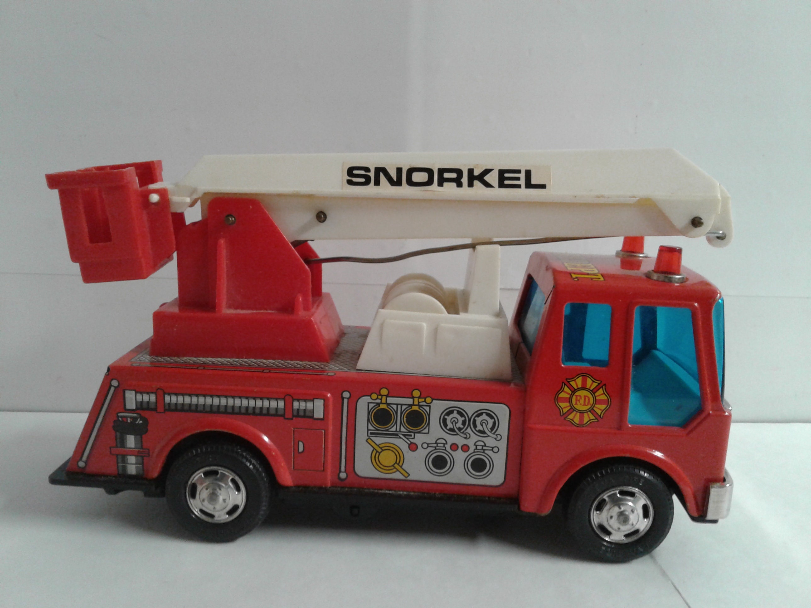 Vintage Sears Exclusive SNORKEL Fire Engine Fire Dept Japan - Etsy