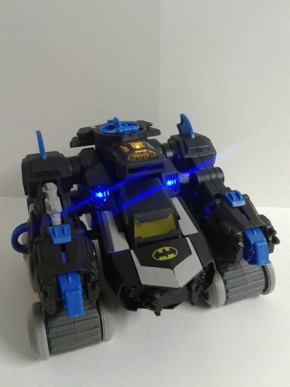 Imaginext Fisher Price DC Super Friends RC Transforming Batman Batbot Robot Works Etsy Canada