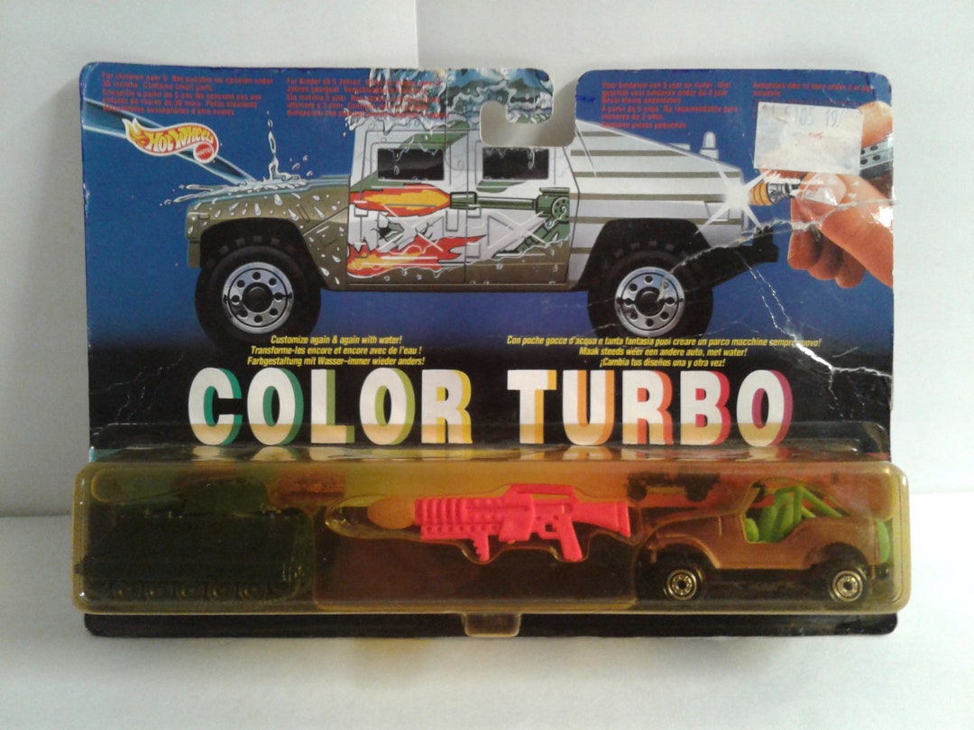 Hot Wheels Color Turbo Military Machines 11043 Mattel 1993 - Etsy