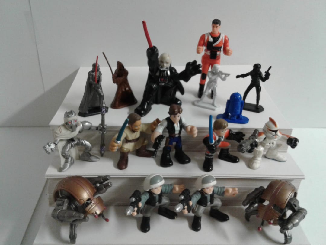 Lot of 16 GALACTIC HEROES Star Wars Figures Hasbro LFL Toys Etsy