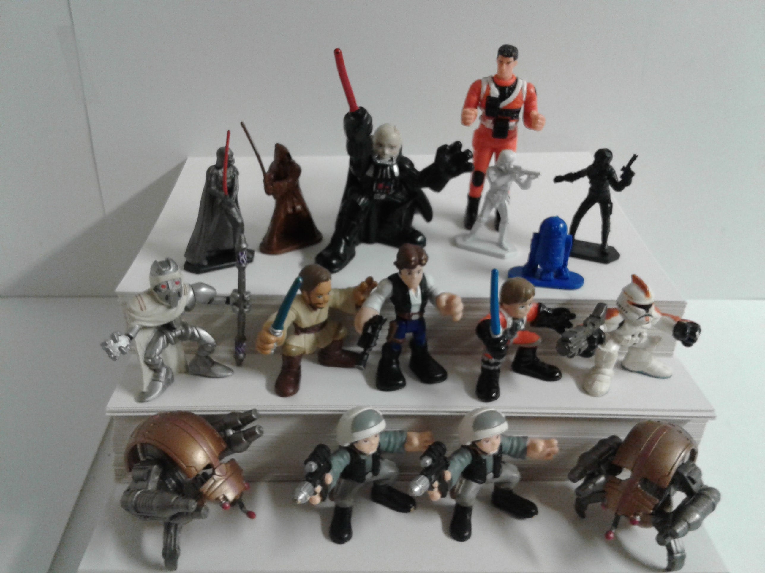 Lot of 16 GALACTIC HEROES Star Wars Figures Hasbro LFL Toys Etsy