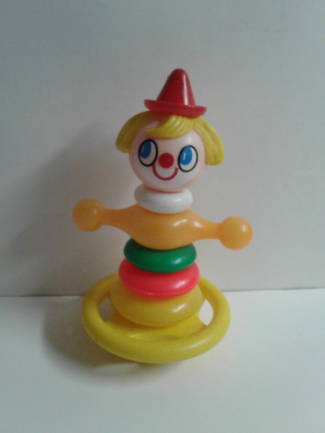 Vintage Educalux Plastic Stacking Rings Clown Sound Baby Toy - Etsy