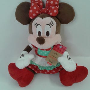 Hallmark Disney Minnie Mouse Cookie Time 13 Inch Plush Stuffed Animal image 5