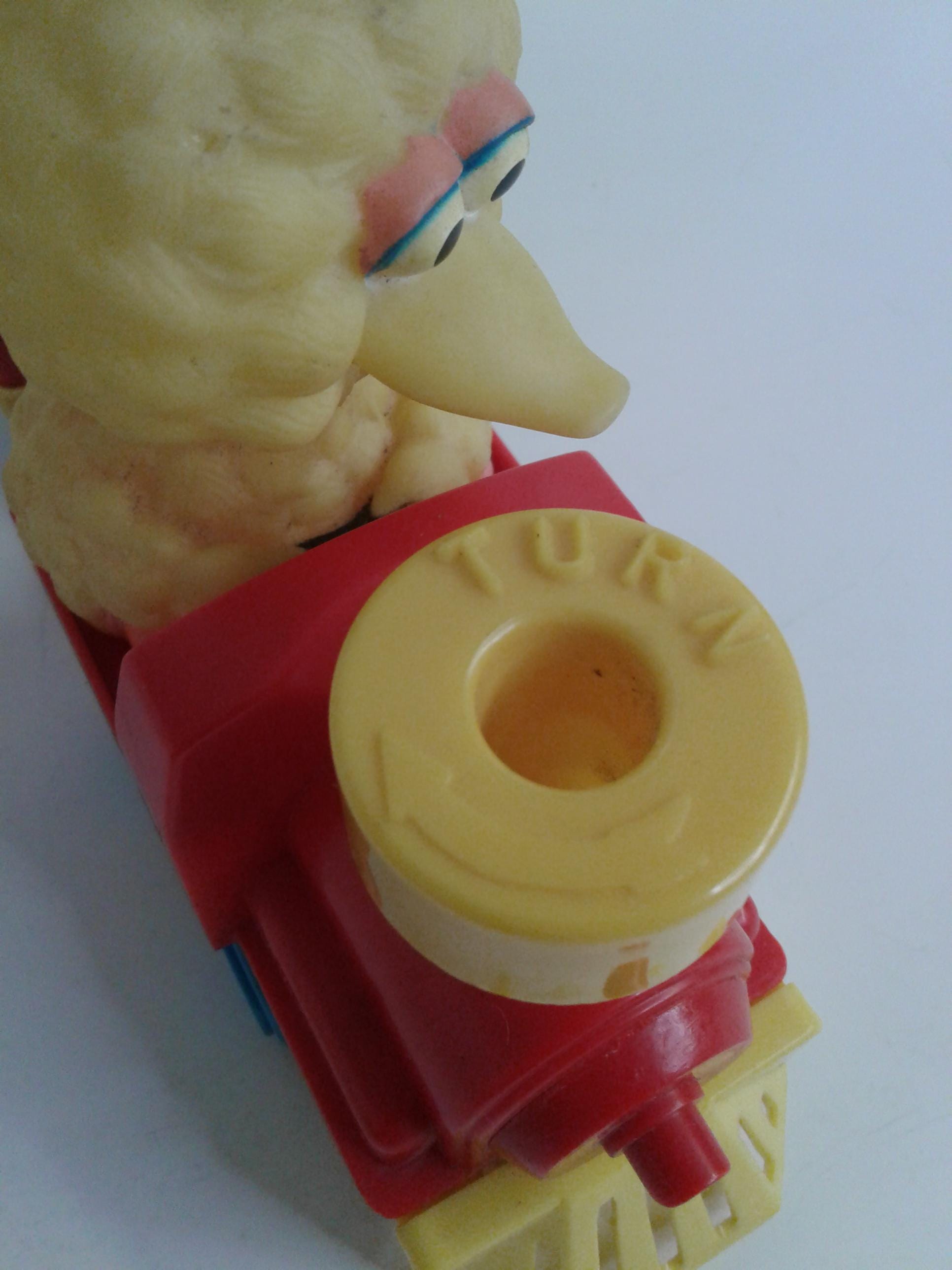 Sesame Street Big Bird's Wind up Train Vintage 1990's Illco