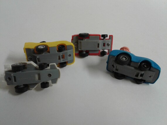 TURBO MACS Complete Set of 4 Mcdonald's Happy Meal Toys 1988