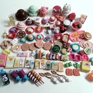 Mixed Large Lot Barbie Doll Food Accessories and Other Parts (3)