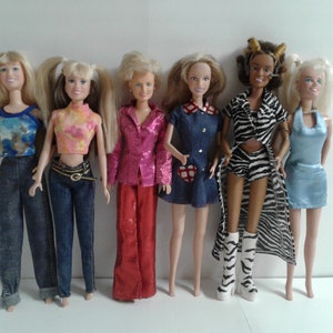 Lot Of 6 Hannah Montana, Spice Girls Dolls