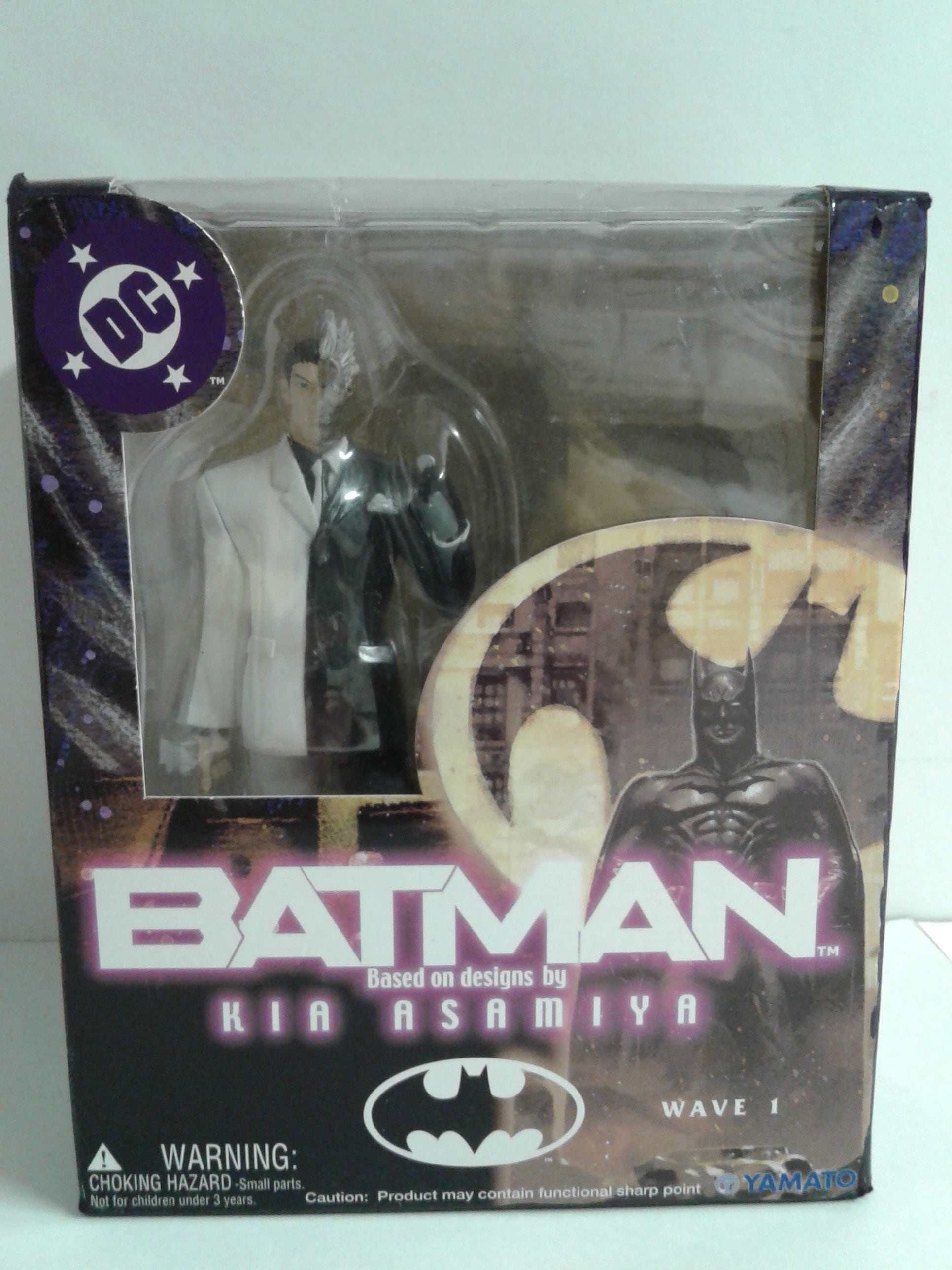 DC Comics Kia Asamiya TWO FACE Batman Wave 1 Yamato Toys Figure - Etsy