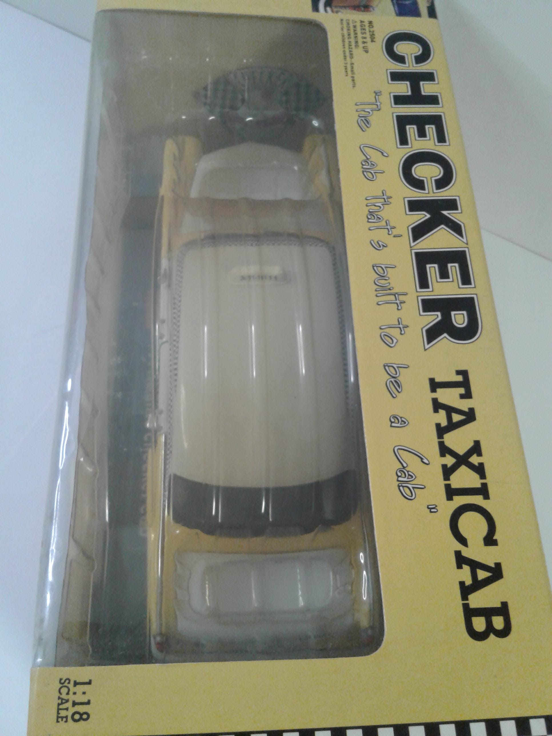 Sun Star 1981 Atlanta Checker Cab 1:18 Scale Metal Die Cast Model