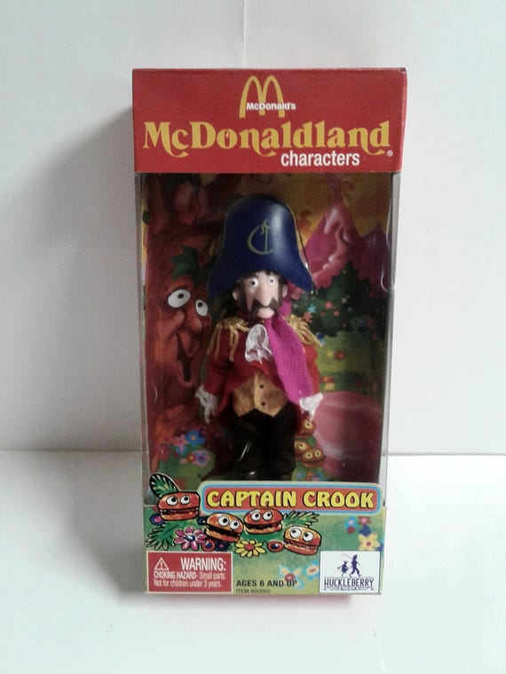 ハックルベリー社　マクドナルドランド　ドール　キャプテンクルック　マクドナルド マクドナルドキャラクター マクドナルドランド キャプテン・クルック