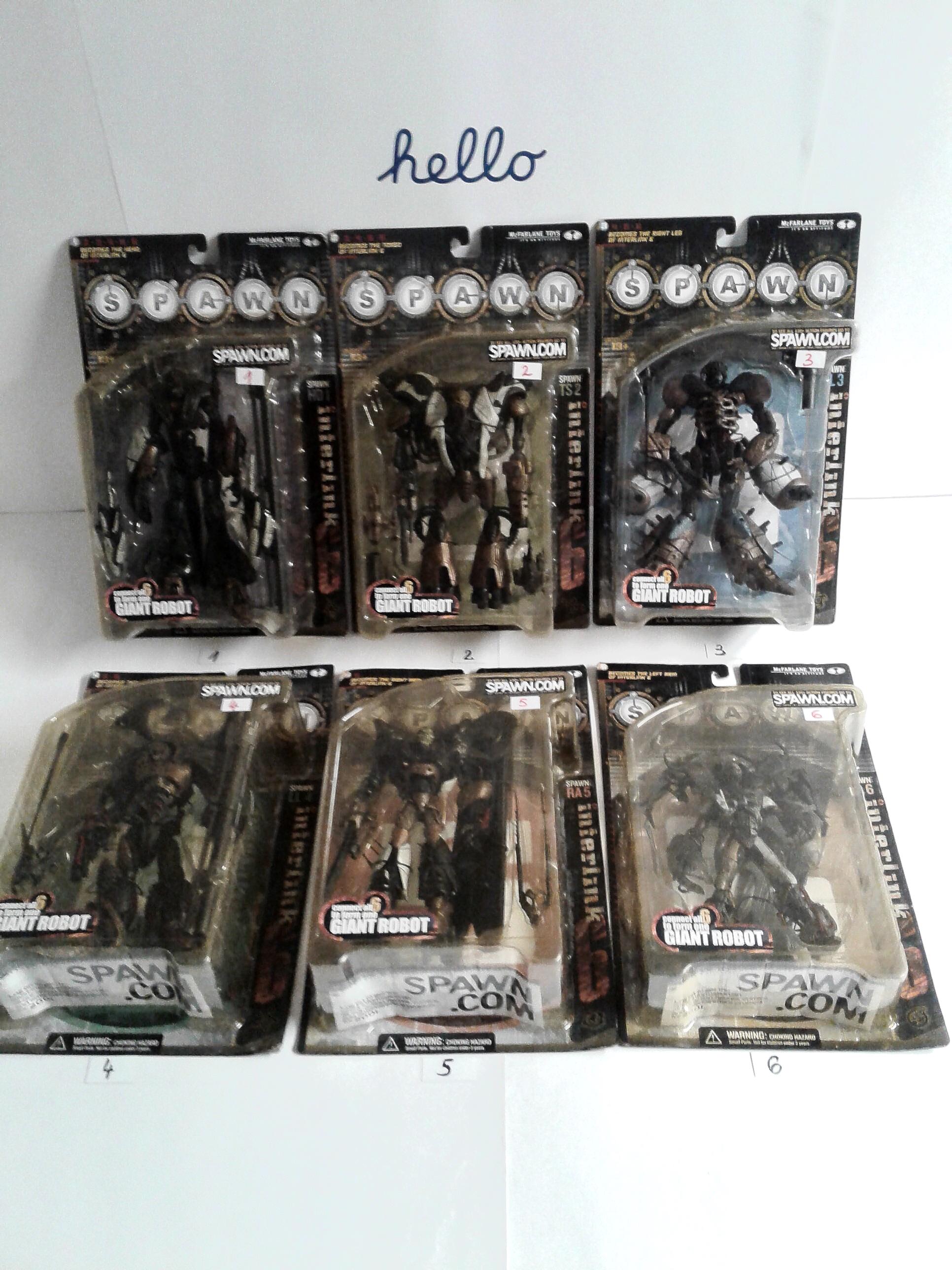 マクファーレントイズ スポーン インターリンクSPAWN GIANT ROBOT Amazon.com: Spawn Series 18 Interlink 6 Right Leg RL3 of
