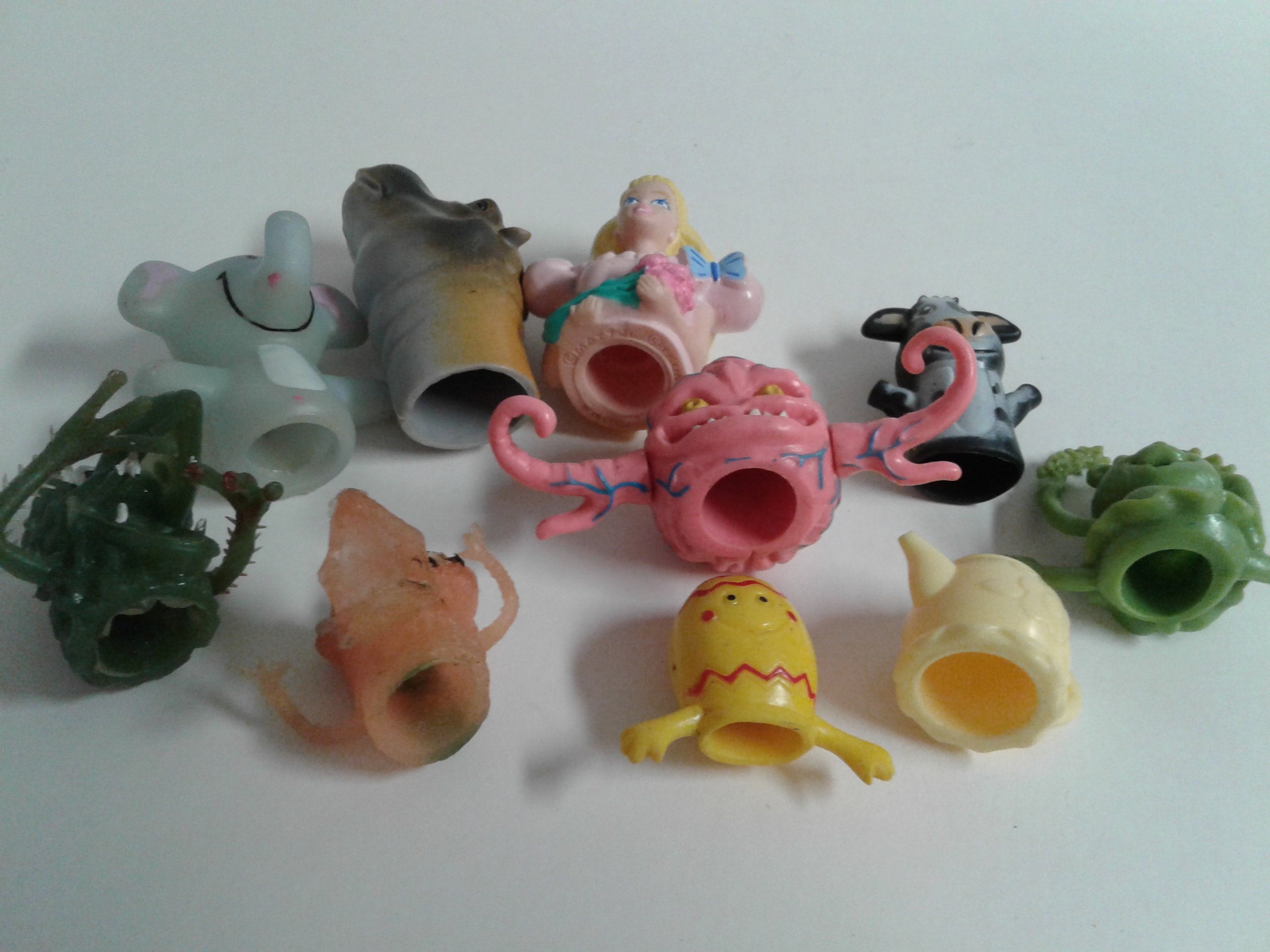 UPKOCH Lot De 10 Marionnettes à Doigts Monstres Effrayants – Jouets D'Halloween Super Fun En TPR Pour Enfants Et Jeux De Rôle