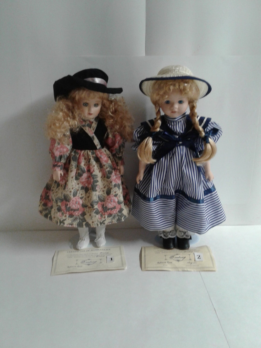 You Choose Rebbeca Rose Century Collection Porcelain Dolls Etsy