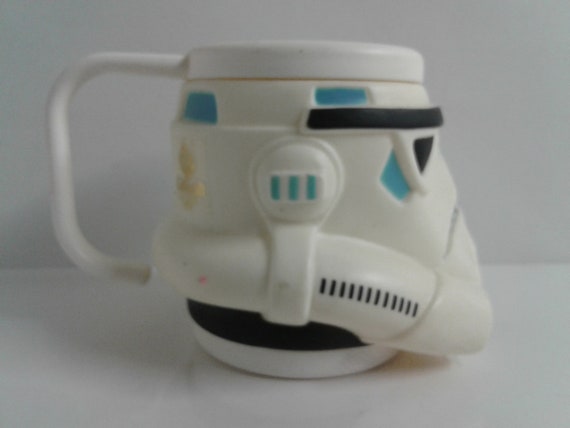 Star Wars Storm Trooper Figural Plastic Mug Vintage Applause 1997