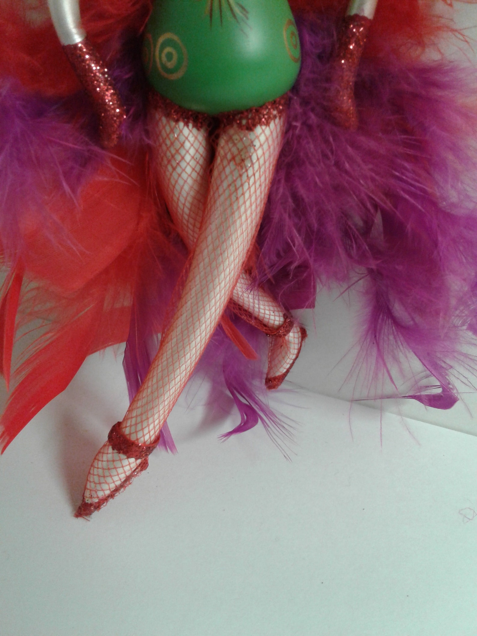 GLASS CHRISTMAS ORNAMENT Ladies With Elegance Etsy