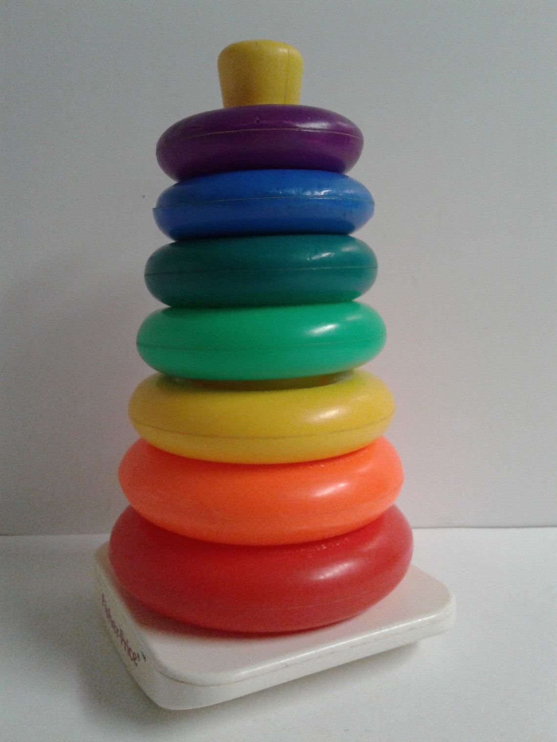 Vintage 80s FISHER PRICE 627 RockAStack Stacking Ring Toy 7 Etsy