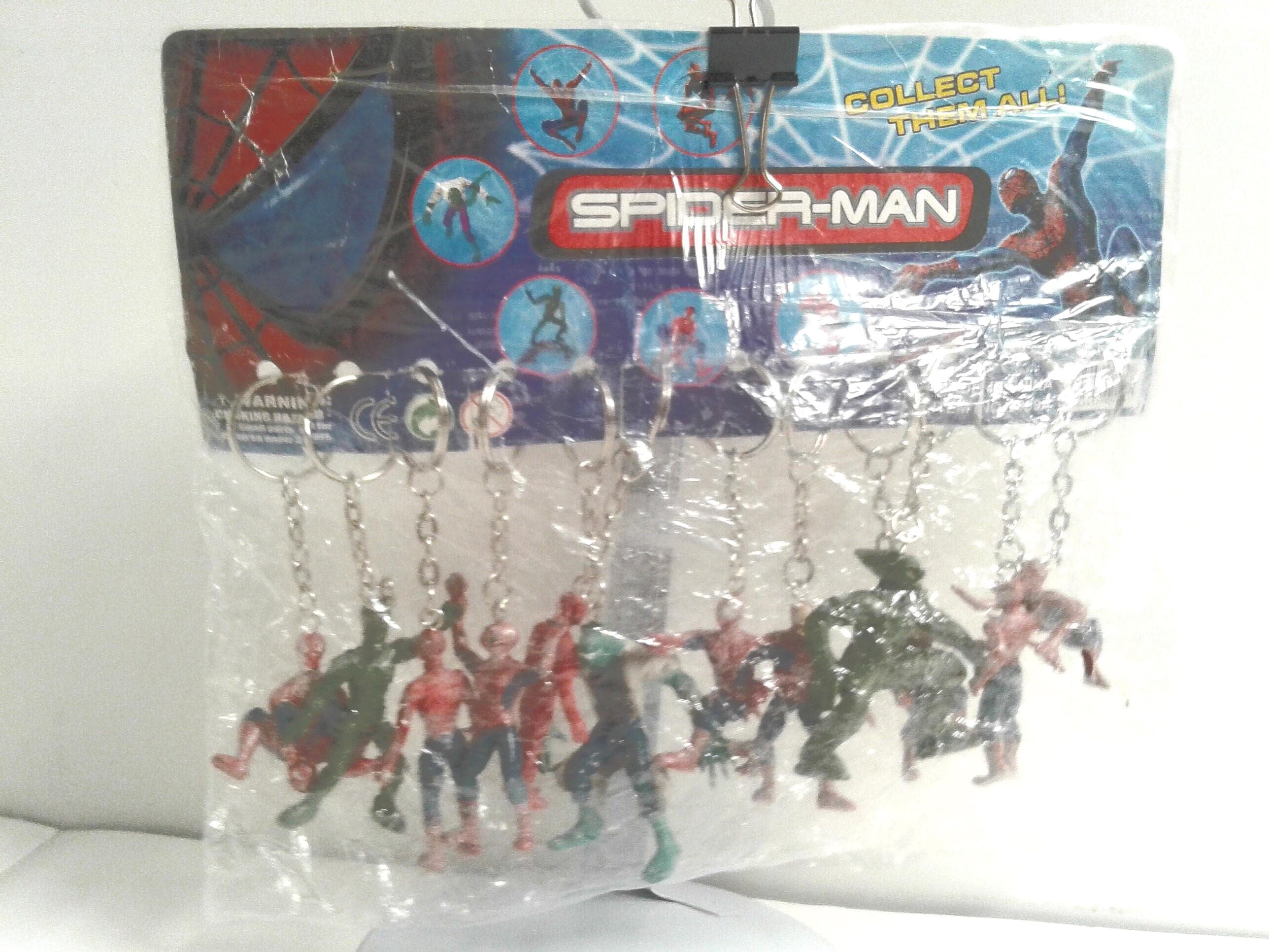 スパイダーマン キーチェーン アクション マーベル スパイダーマン 