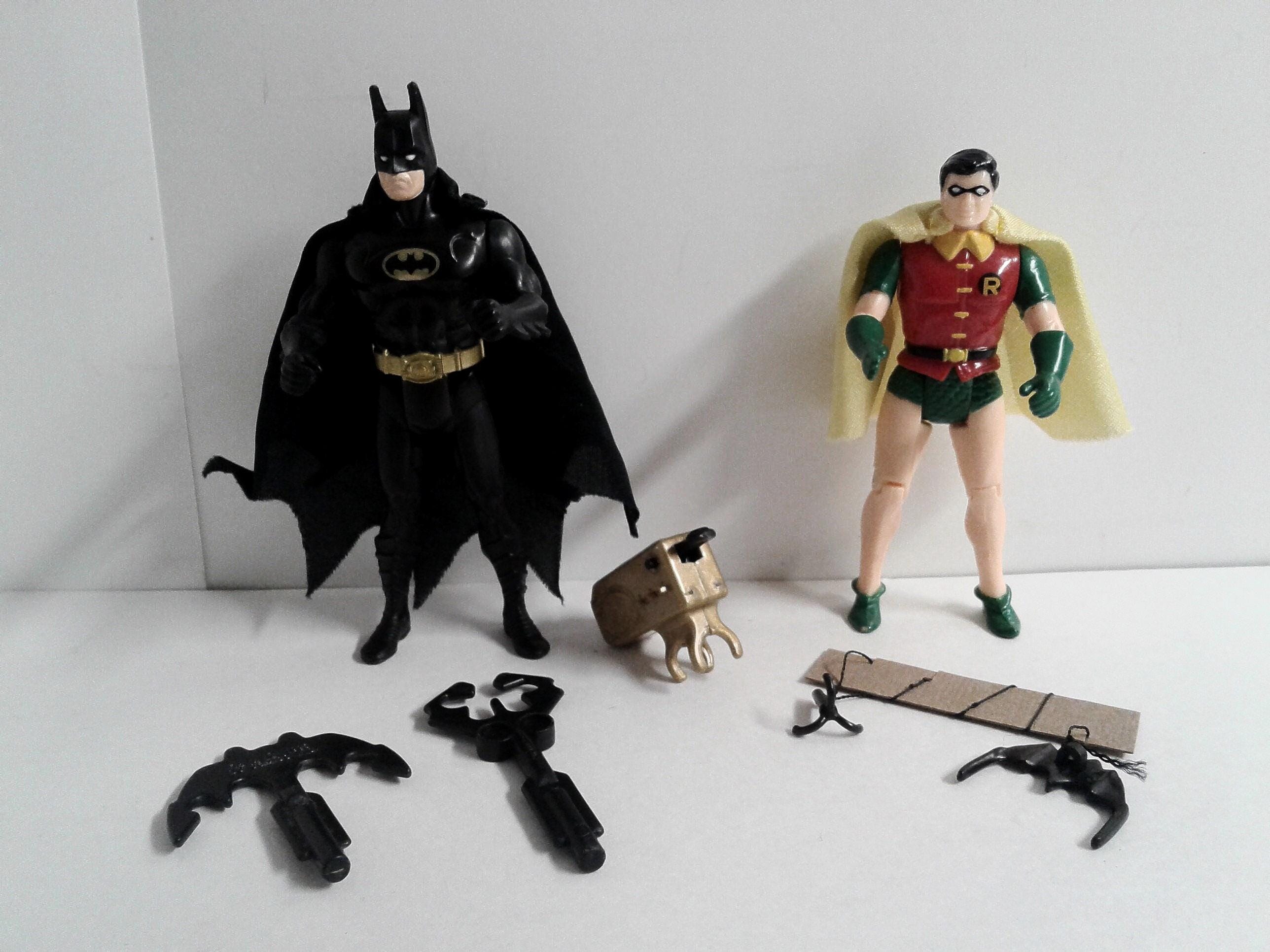 バットマン＆ロビン フィギュア + アクセサリーセット、DCコミックス