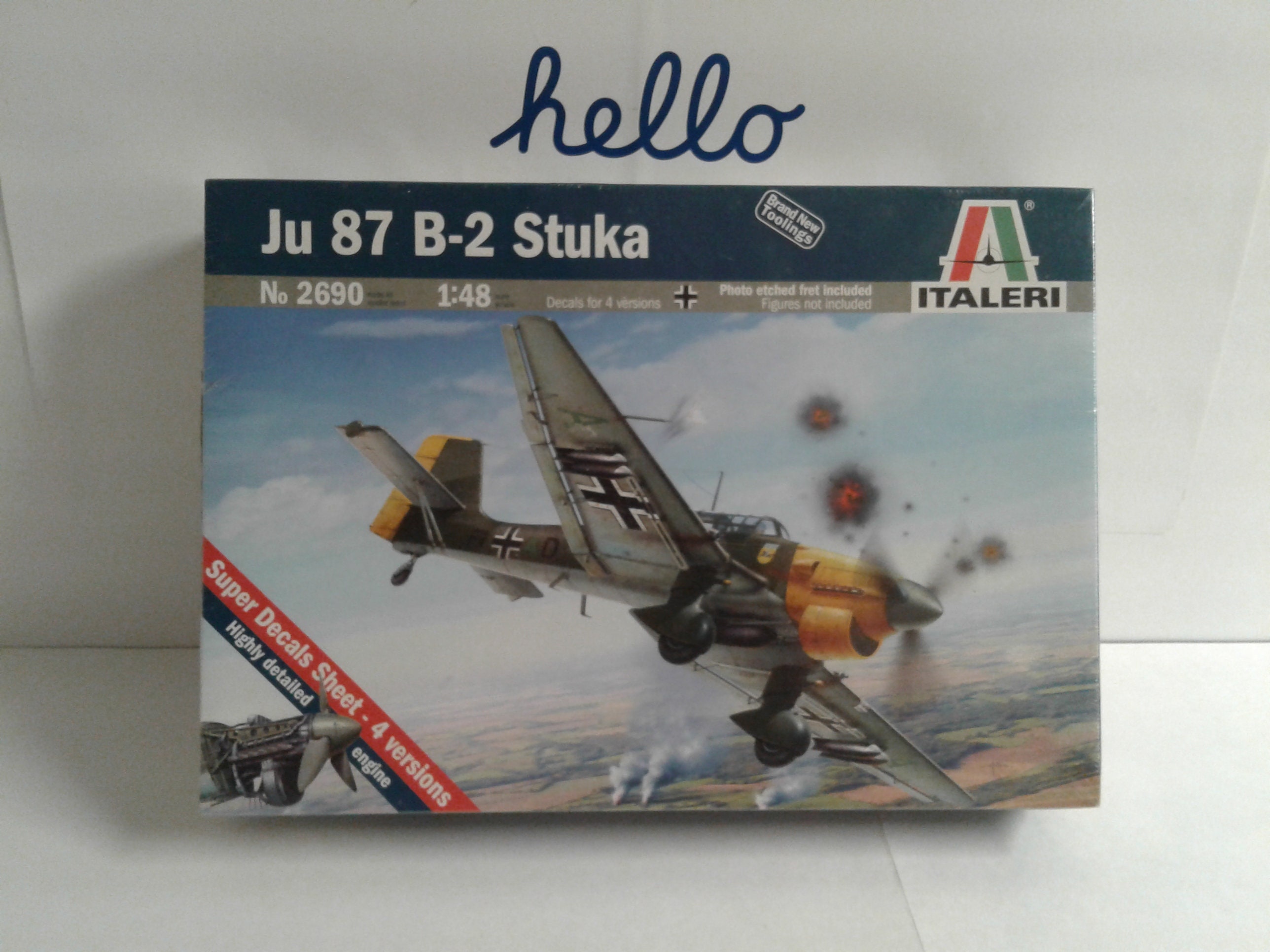 Italeri Ju 87 B-2 Stuka Scale Model Kit Etsy 2690 Österreich - 1/48 Plastic Aircraft No