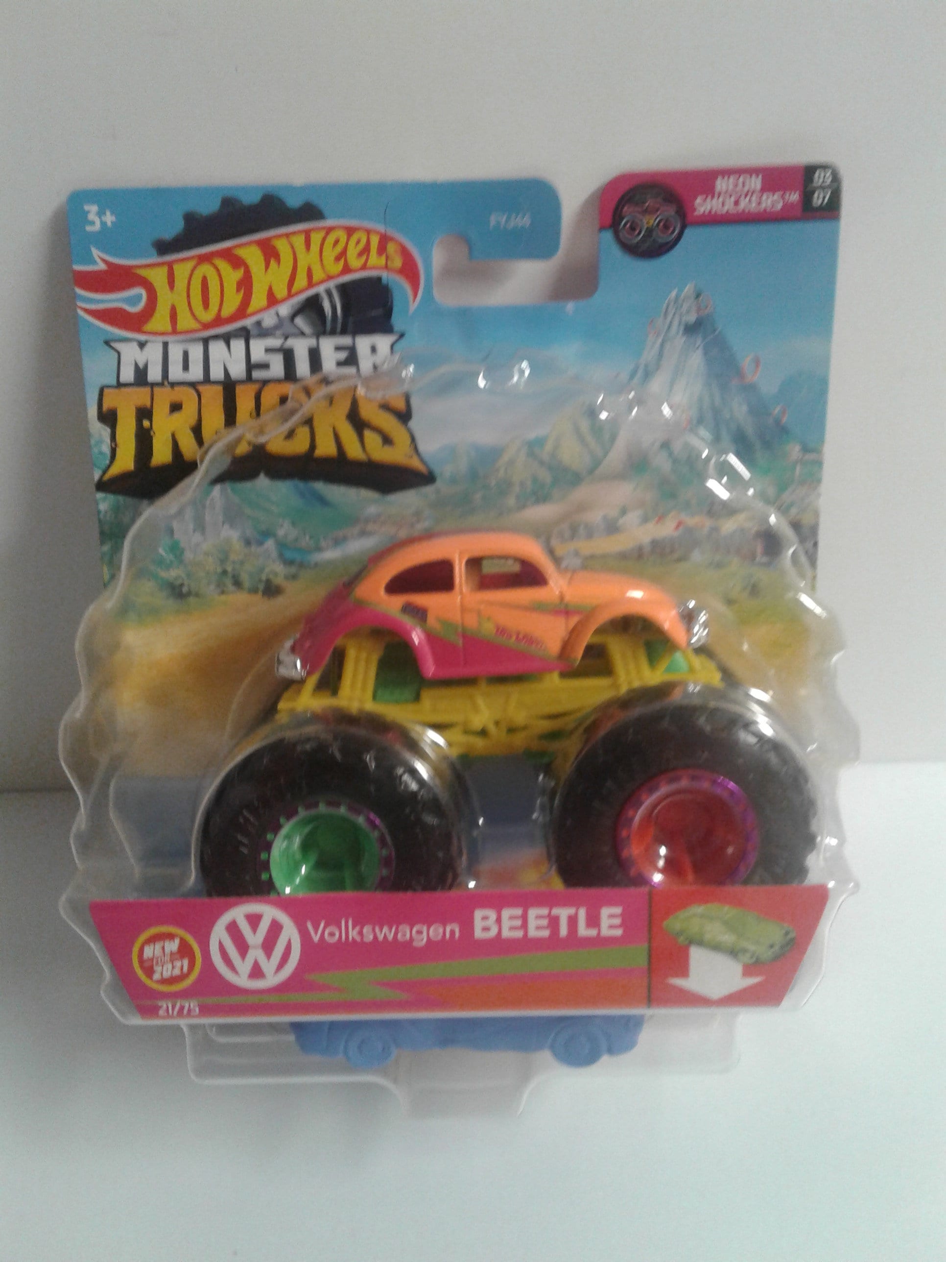 Hot Wheels Volkswagen Beetle 1:64 Monster Trucks Orange - Etsy