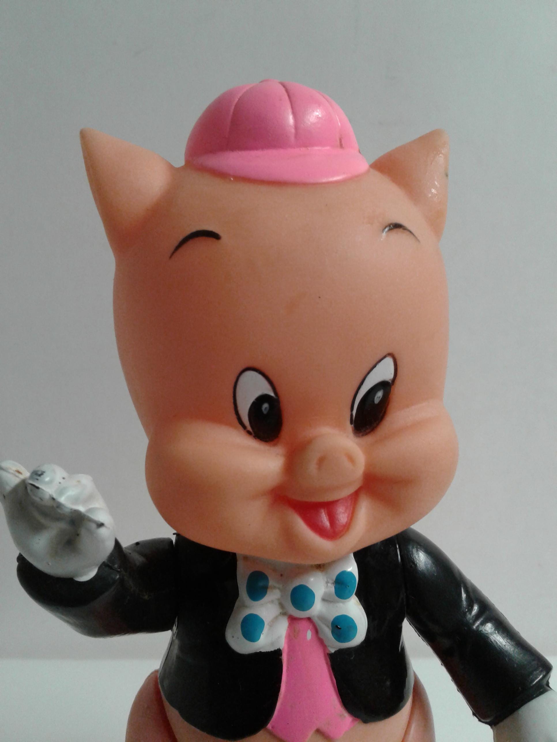 Vintage Dakin Looney Tunes Porky Pig Figure Vintage Warner Bros