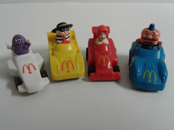 audit Vervreemden In hoeveelheid TURBO MACS Complete Set of 4 Mcdonalds Happy Meal Toys 1988 - Etsy