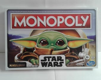 Juego de mesa Monopoly de Star Wars The Mandalorian Disney Hasbro Gaming