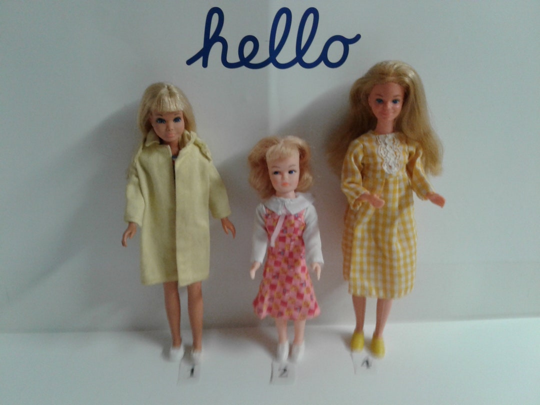 You Choose Vintage Skipper Barbie Dolls Vintage Mattel 1960s - Etsy