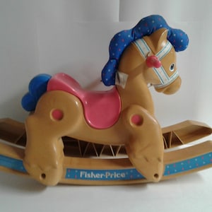 Fisher Price Toddler Riding Rocking Horse #1016 Vintage 1988