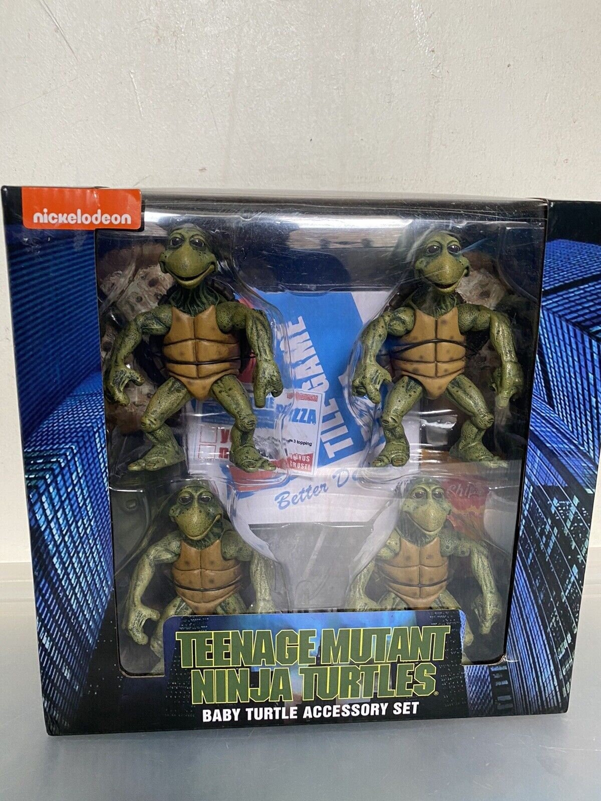 Teenage Mutant Ninja Turtles Action Figures NECA Baby Turtles Set – Larger  Than Life Toys and Comics