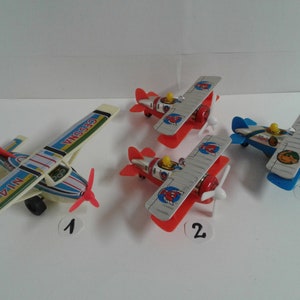 You Choose! CESSNA 172 Or Takatoku Japan Lithograph Tin & Plastic Toy Friction Airplanes