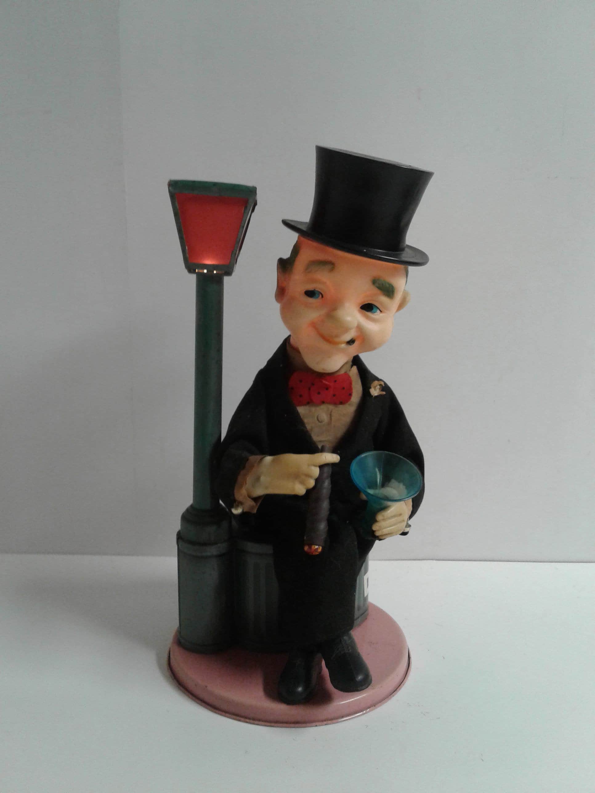Jouet Mécanique Vintage Good Time Charlie - Illfelder Toy - Tôle - Années 60