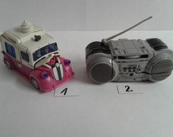 You Choose! Transformers Skids and Mudflap Ice Cream OR Decepticon Frenzy