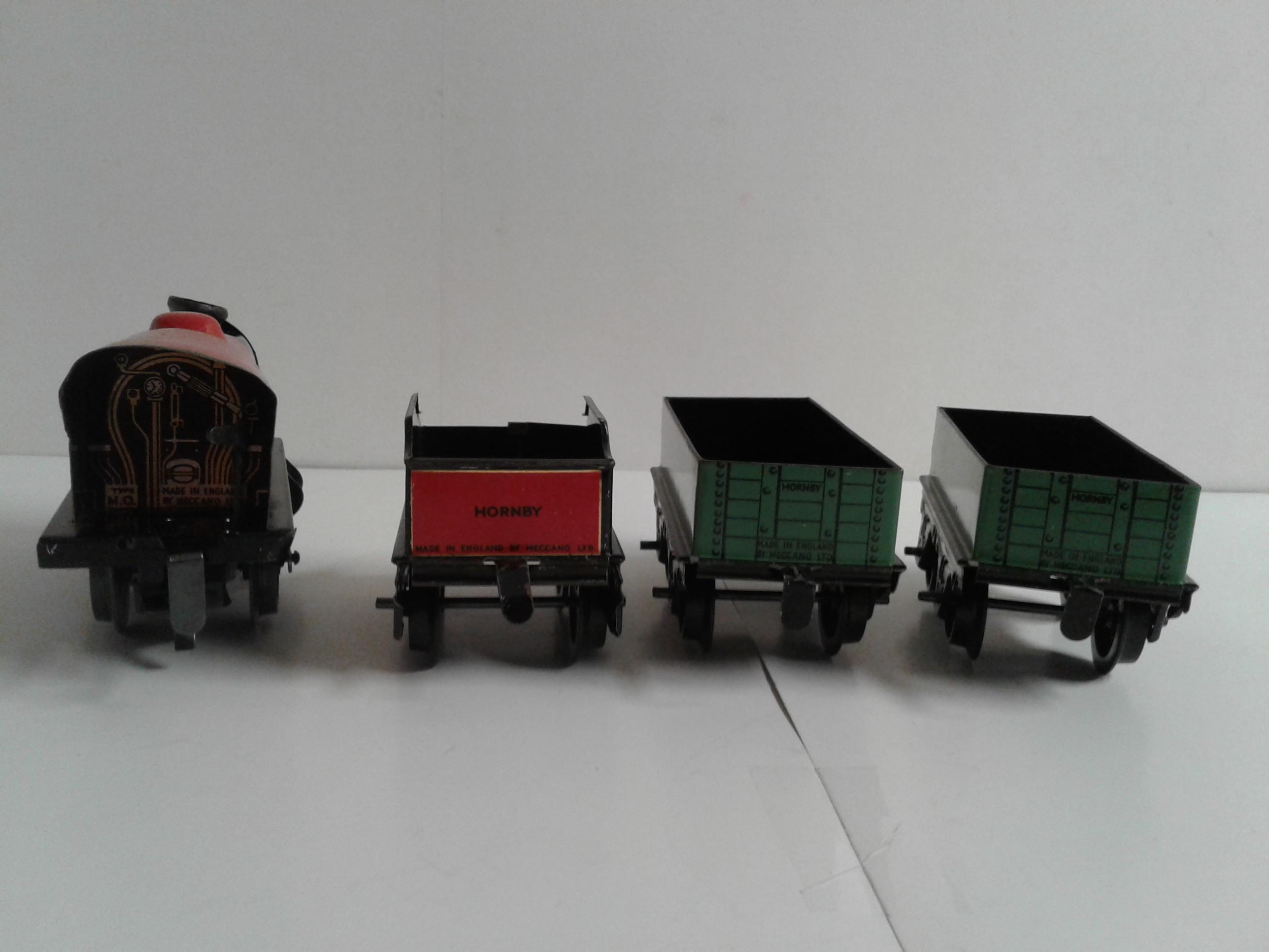 Hornby Clockwork Train Set M.O. Type Made in England by Meccano