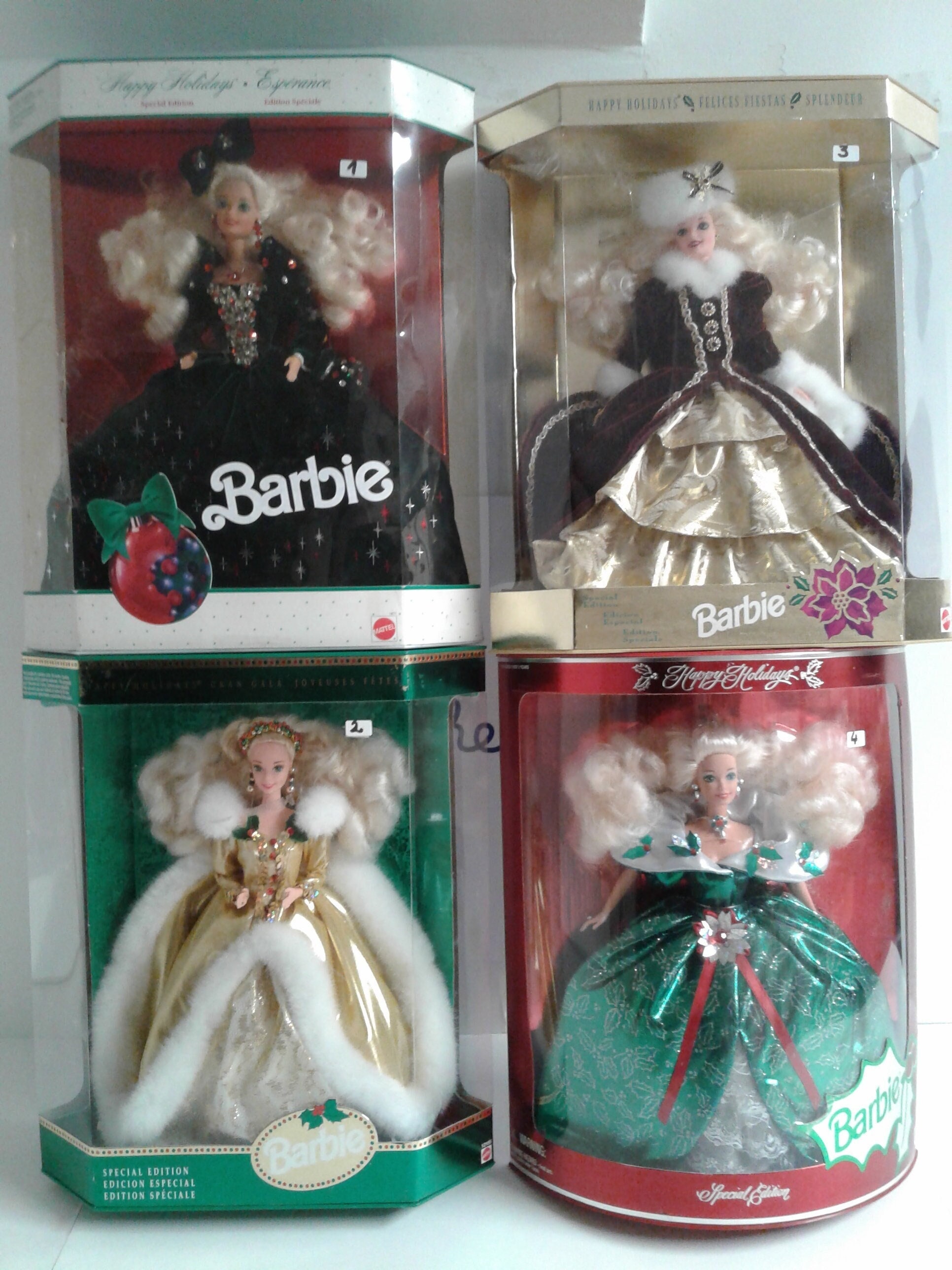 basketbal Snoep geschenk You Choose BARBIE Happy Holidays Collection Dolls Mattel - Etsy