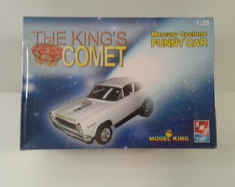 AMT/ERTL Model King 1/25 Scale, "The King's Comet" Mercury Cyclone Funny Car Model Kit #21466P Collectibles