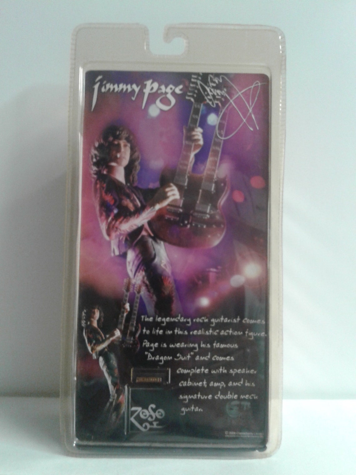 Led Zeppelin JIMMY PAGE Action Figure Classicberry Limited Etsy