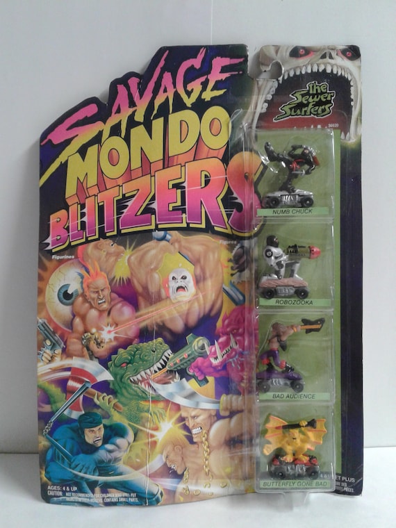 Savage Mondo Blisters the Sewer Surfers Vintage Kenner 1991 - Etsy