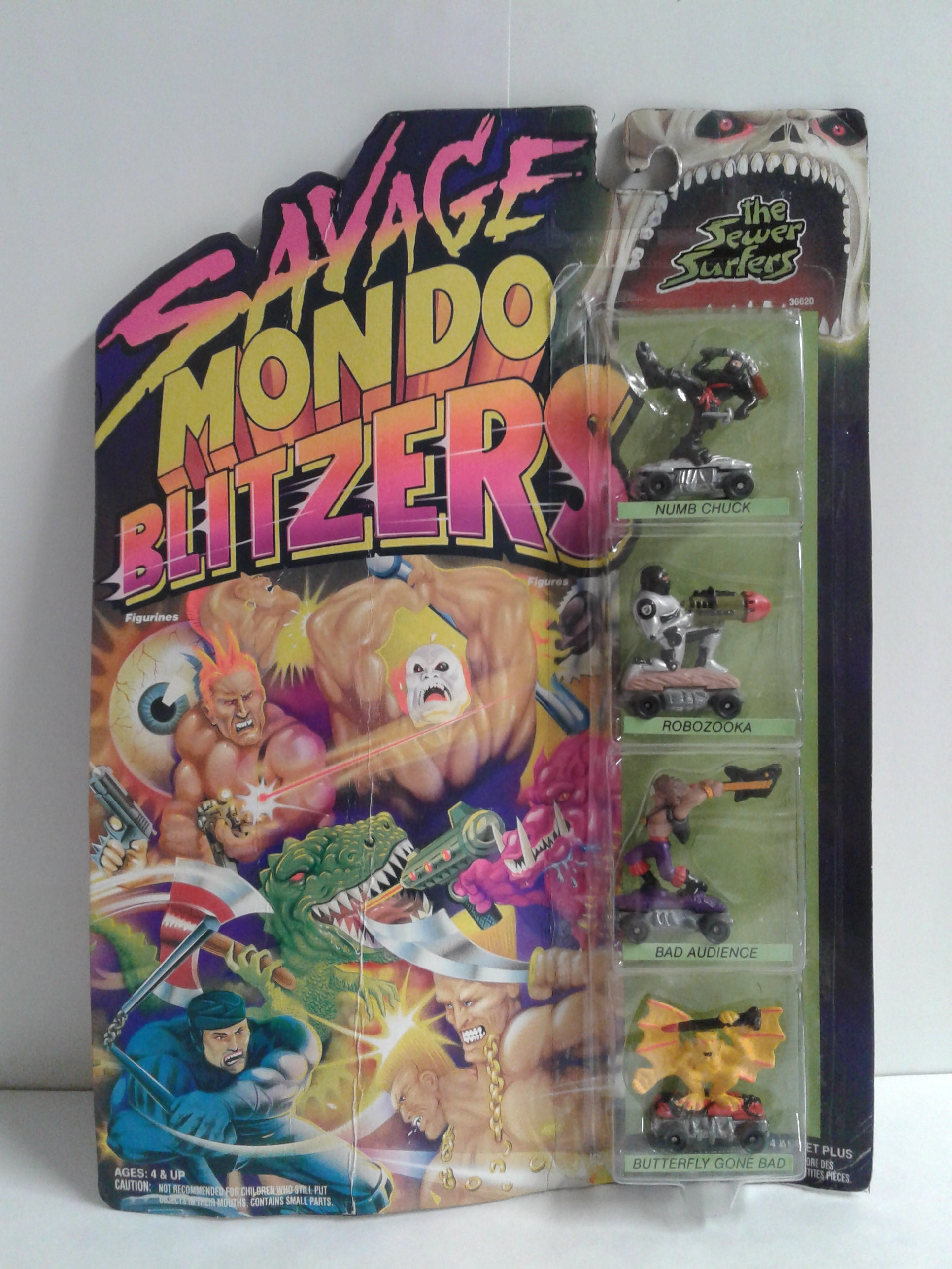 Savage Mondo Blisters the Sewer Surfers Vintage Kenner 1991 - Etsy