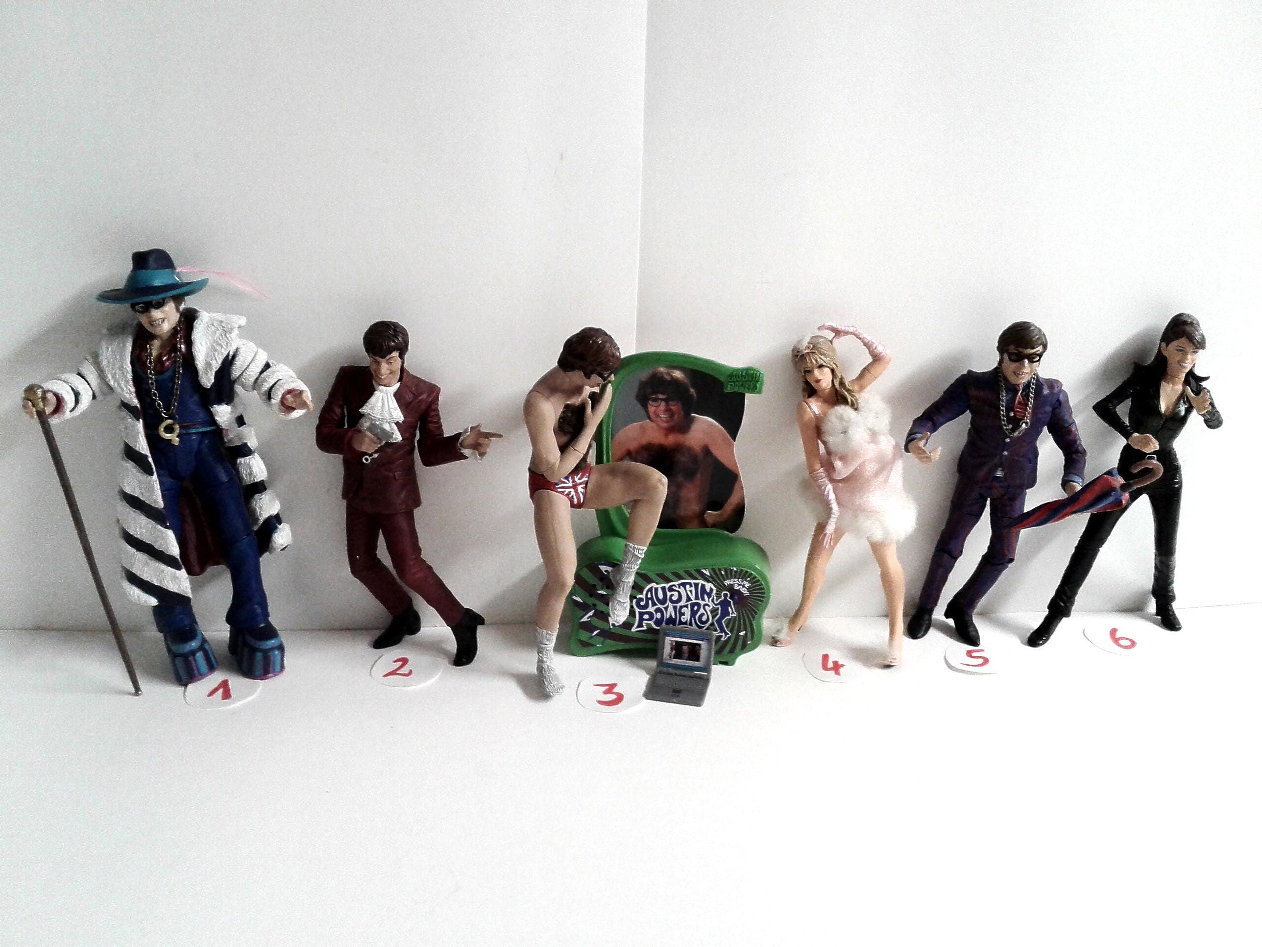 You Choose! Austin Powers Action Figures Mezco/mcfarlane Toys - Etsy