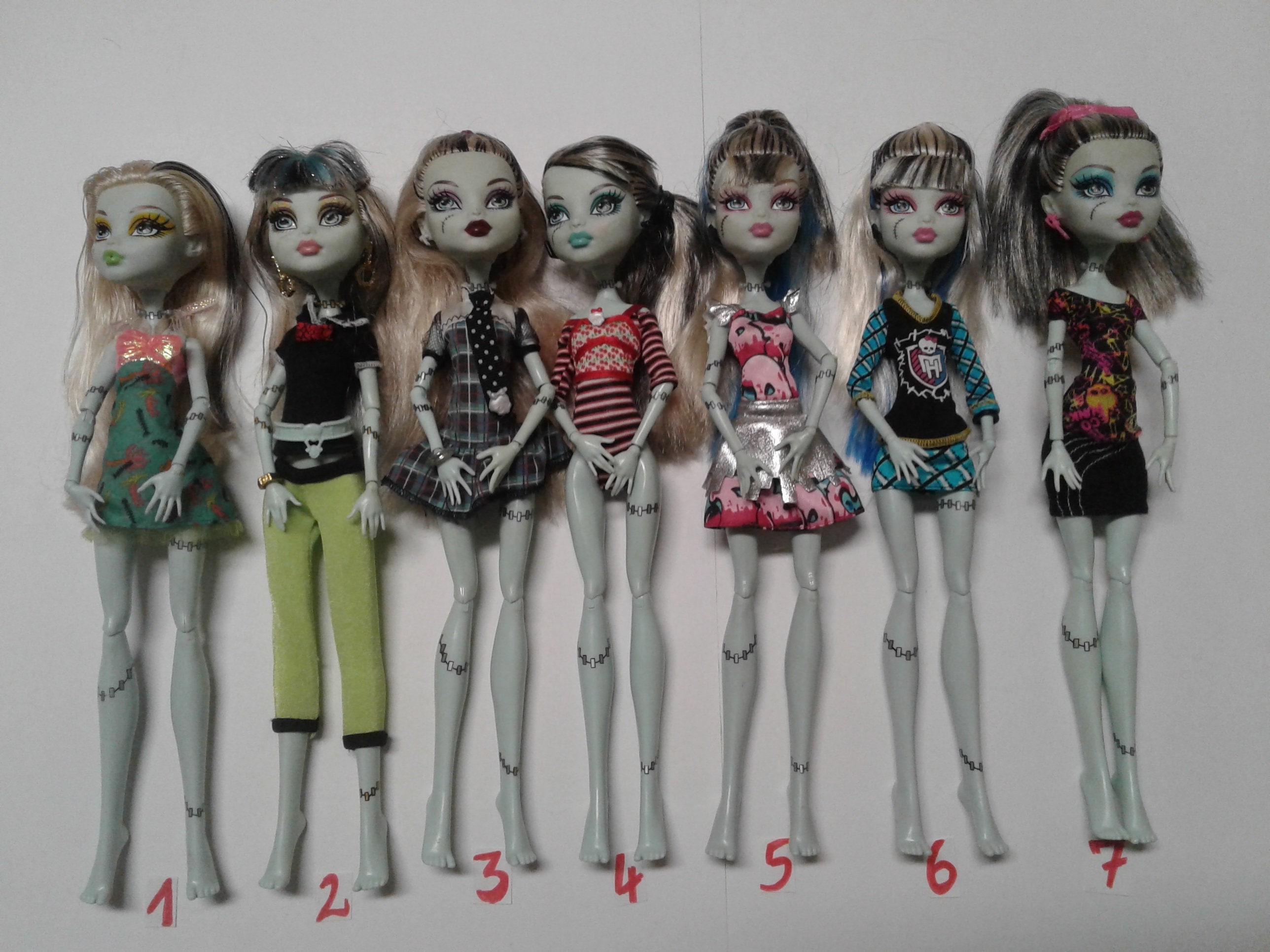 List #3) Monster High Dolls inc Some Original Accessories - Choose from  Various