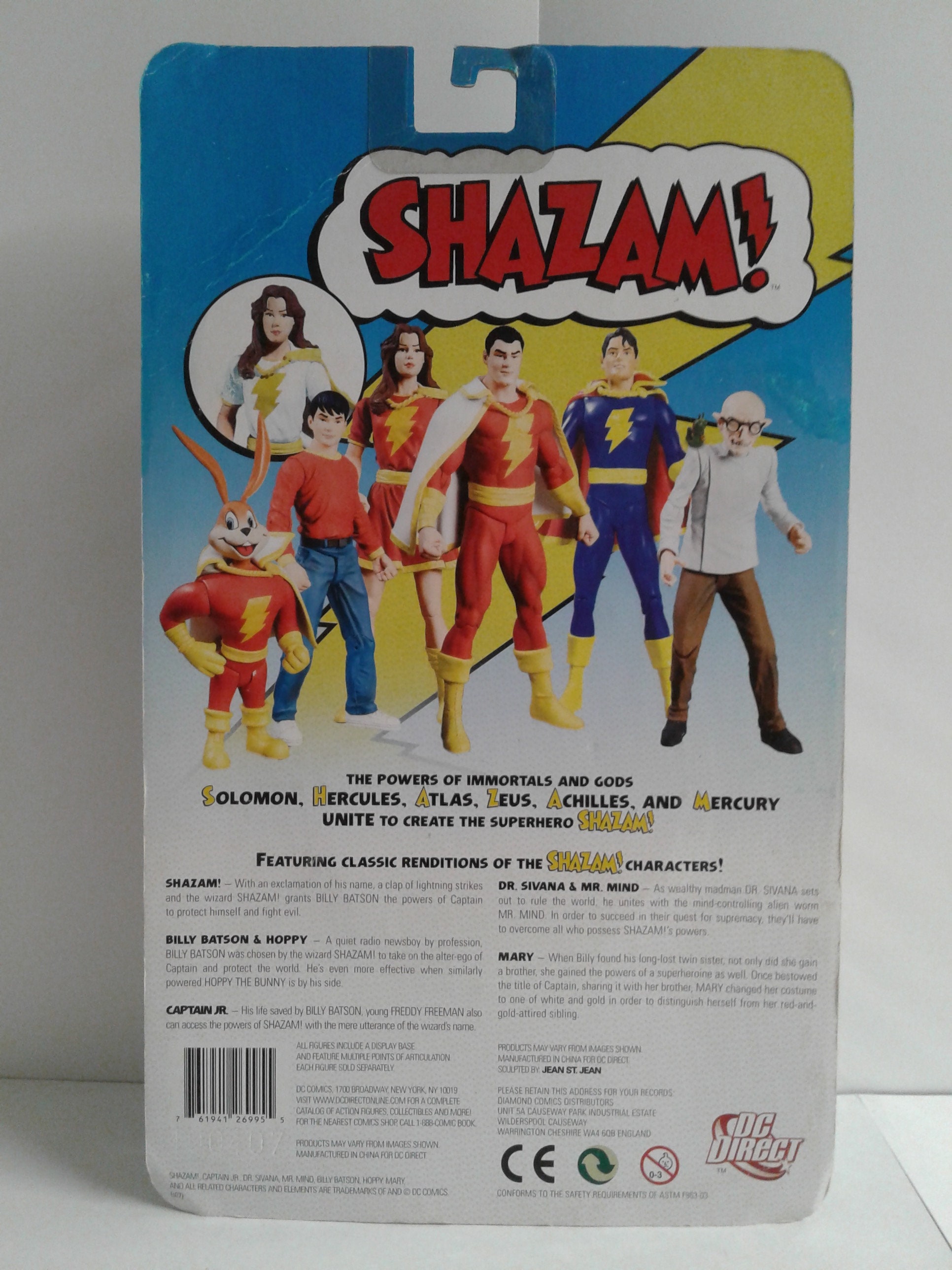 Shazam Mary (Red Variant) Action Figure DC Direct Toys Shazam Mary (Red Variant) Action Figure DC Direct Toys