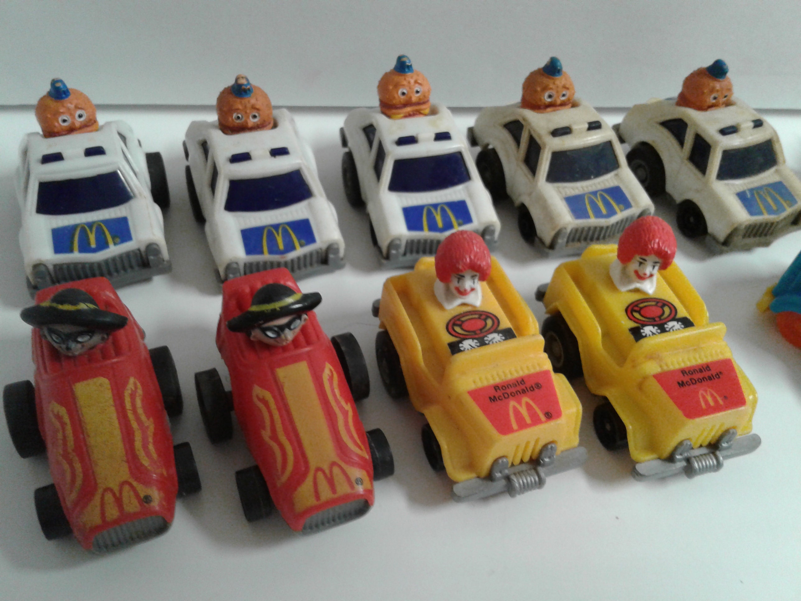 Vintage McDonalds (1985) FAST MACS set of 4 pull back cars