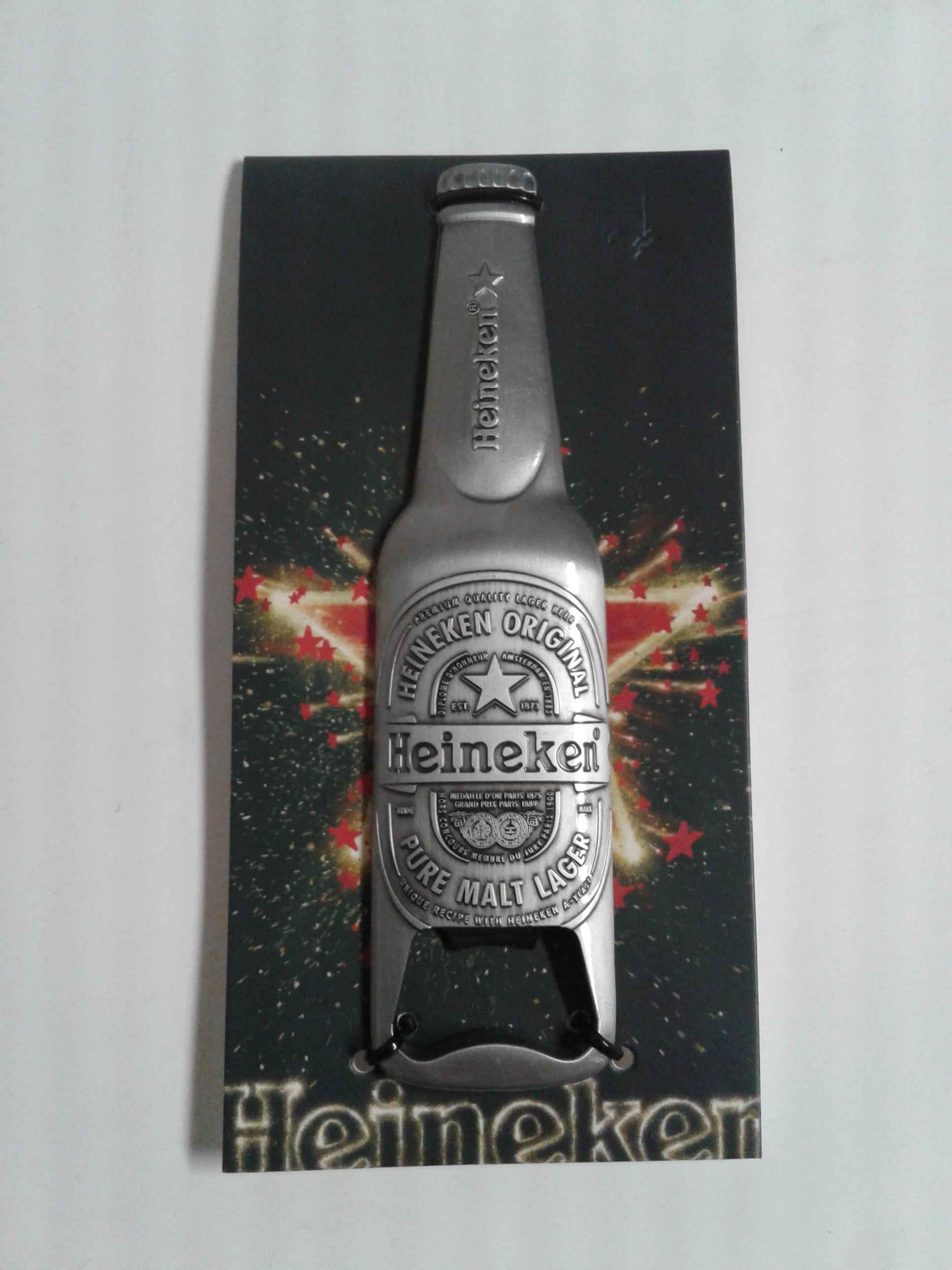 ロピア 爆買い HEINEKEN Metal Magnetic Bottle Opener Holiday Gift Style - Etsy 置物