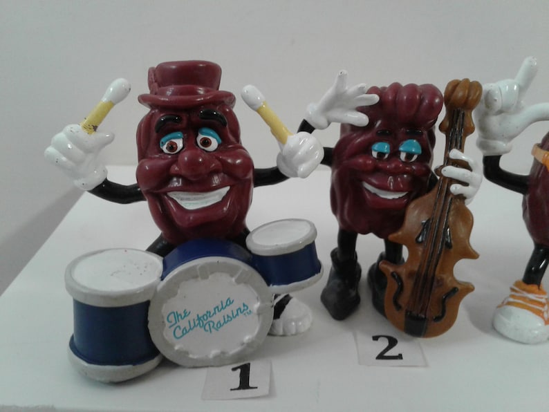 You Choose! California Raisin PVC Figures, Vintage Applause 1980s - Etsy