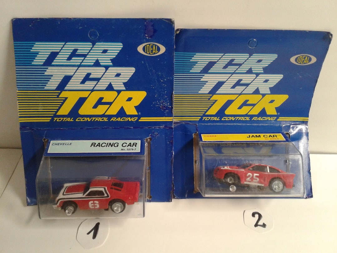 You Choose Total Control Racing TCR Slot Cars Vintage 1978 Ideal Toys Etsy