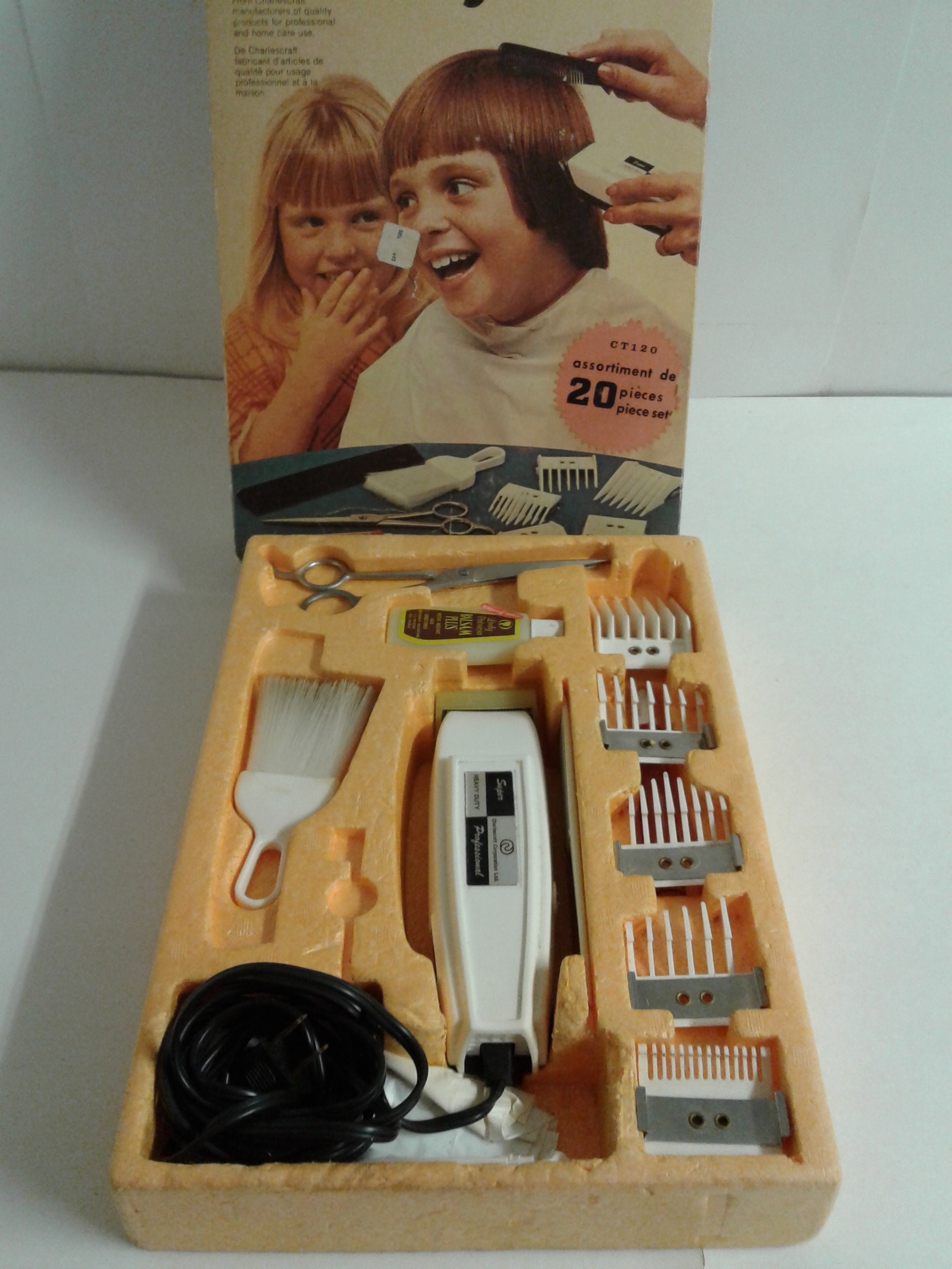 Vintage 1966 Charlescraft Electrical Home Hair Cutting Set - Etsy