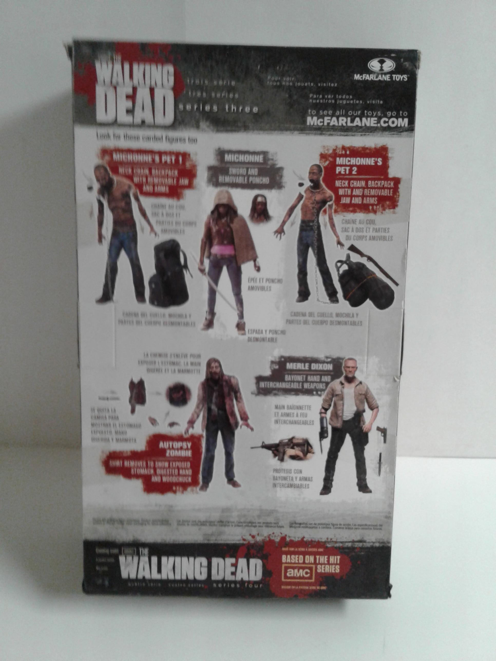 Mcfarlane Toys AMC the Walking Dead Bloody 3 Pack Michonne With