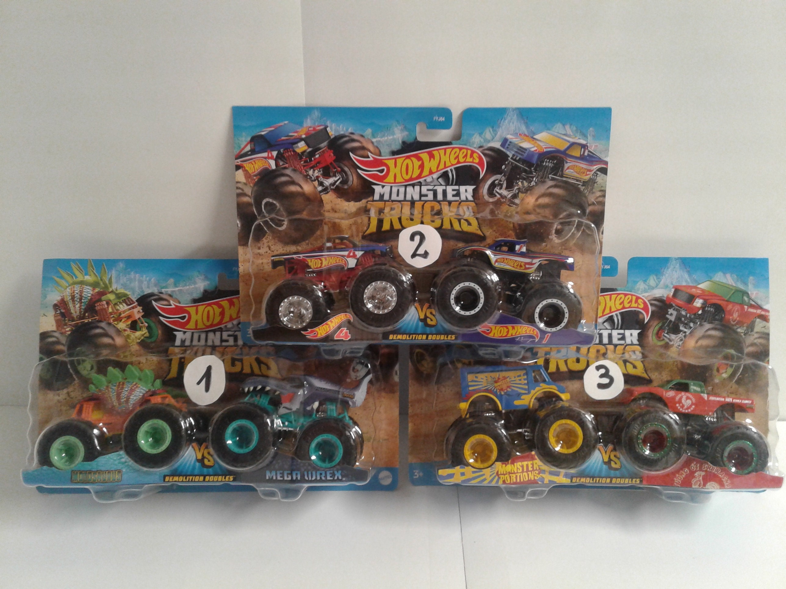 Best Buy: Hot Wheels Monster Trucks Demolition Doubles (2-Pack) Styles May  Vary FYJ64