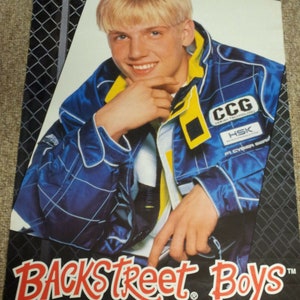 22x33 Nick Carter Backstreet Boys 1997 Poster by Trends - Etsy 22x33 Nick Carter Backstreet Boys 1997 Poster by Trends - Etsy